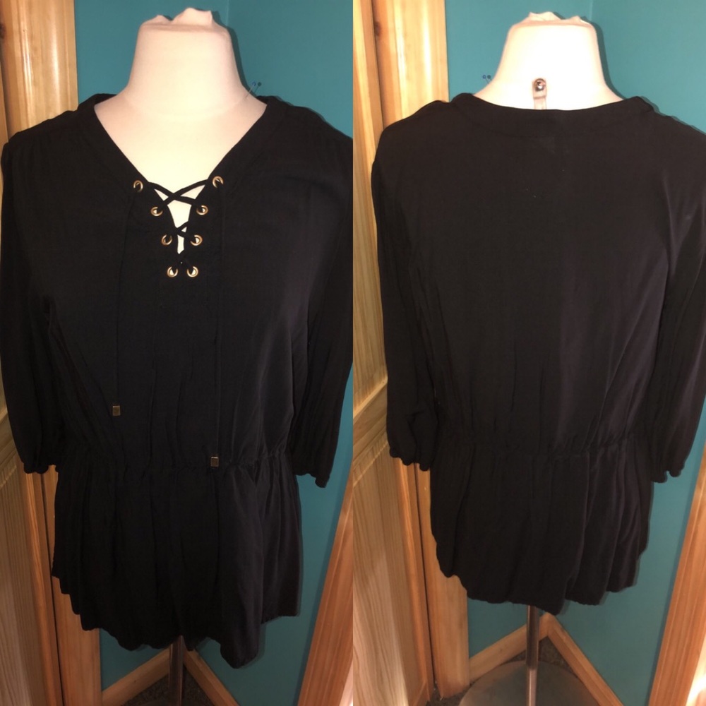 Black Long Sleeve Top